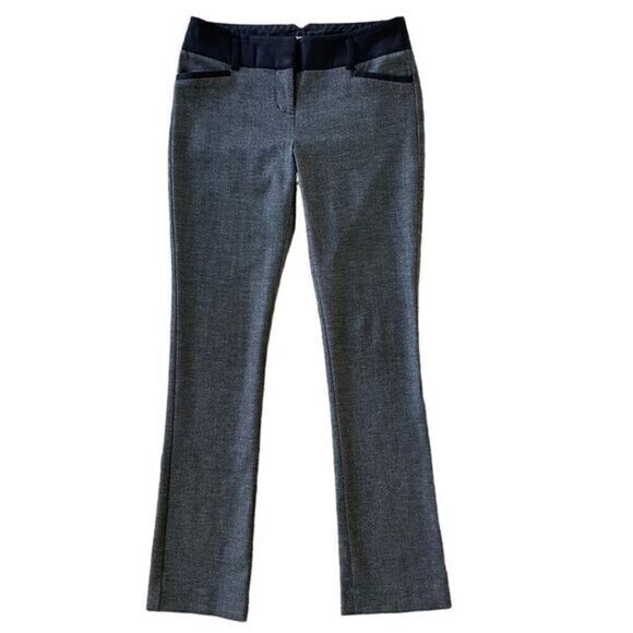 EXPRESS Columnist Charcoal Gray Black Dress Pants Women’s Size 00S - Picture 1 of 9